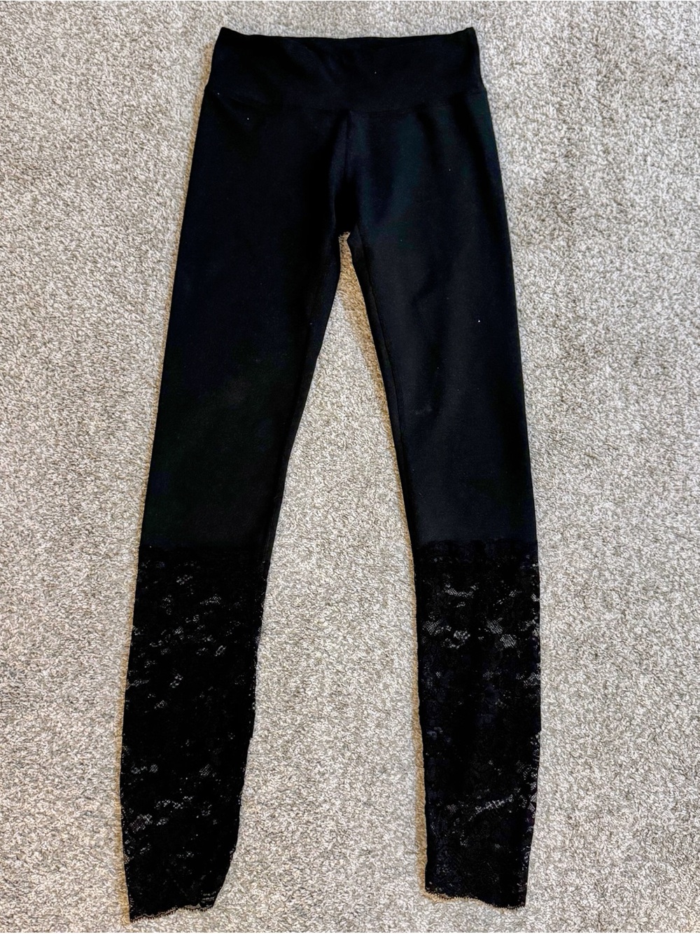 Fabletics Salar Statement PowerHold Women's Size XXS Black 24 x 29 Leggings